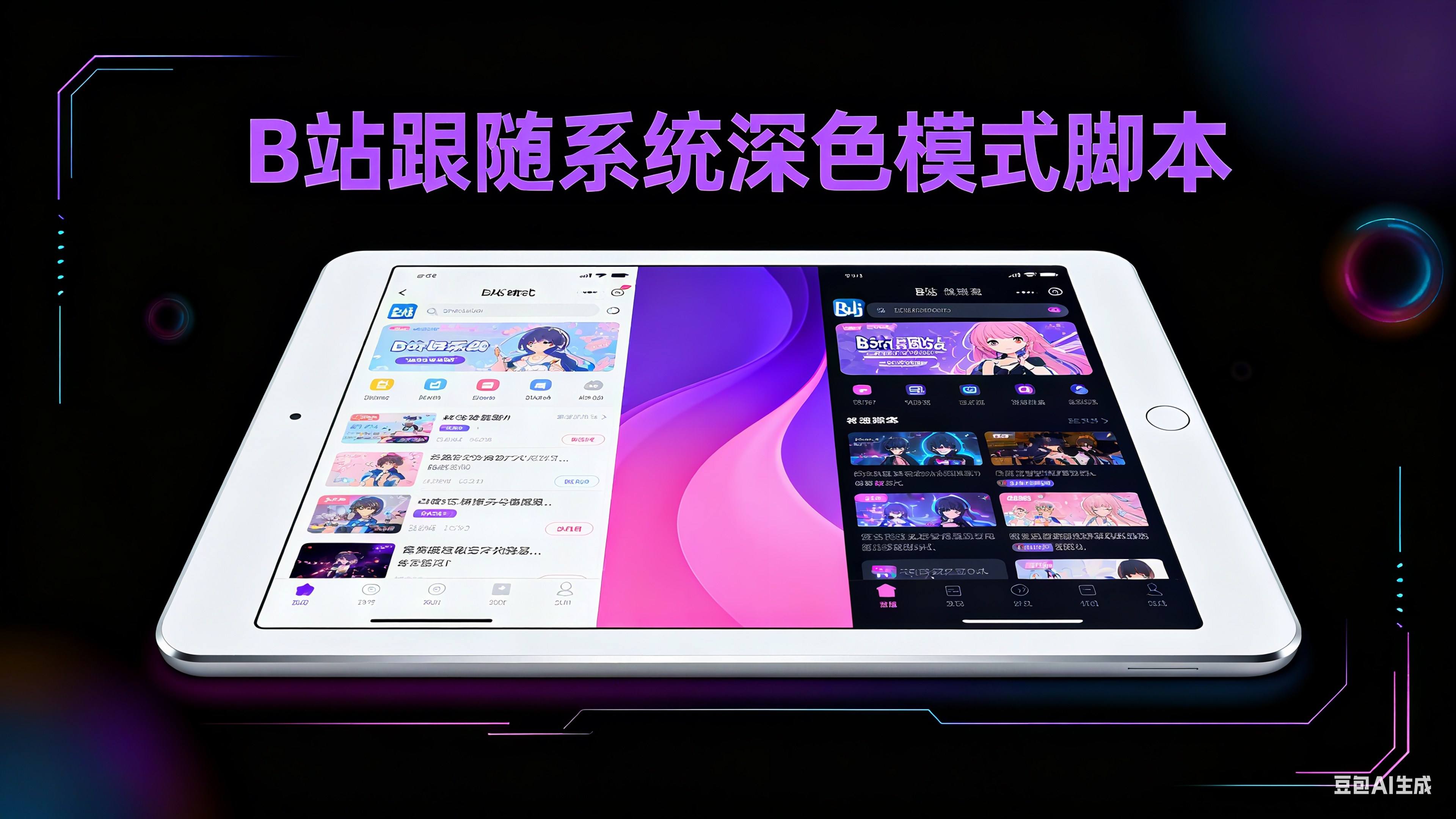 B站跟随系统深色模式脚本——让你的B站体验更丝滑