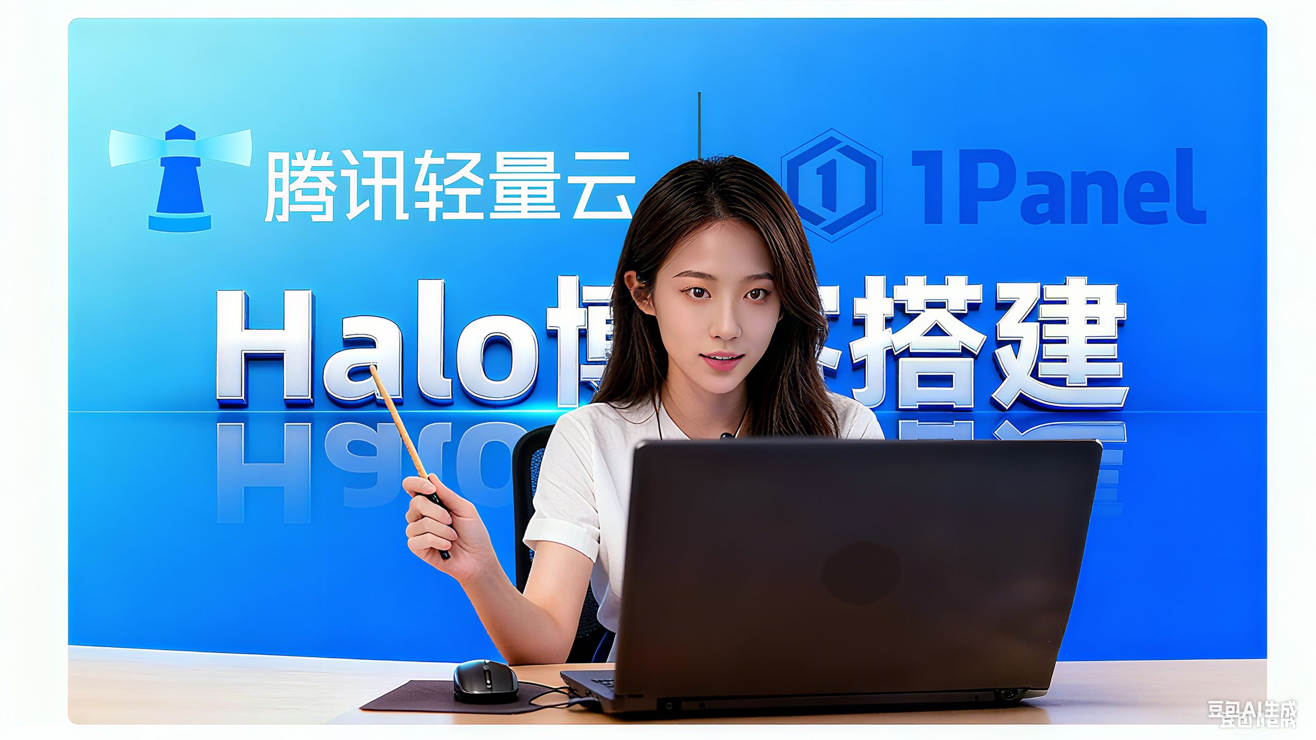 🚀 0 代码部署：Halo 博客与企业门户系统